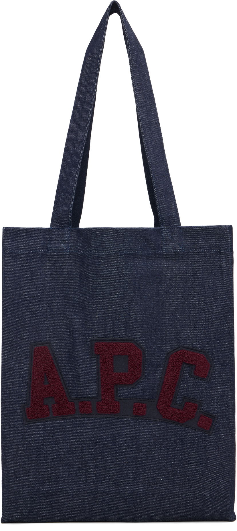 Tote bag A.P.C. A.P.C. Logo Patch Tote Bag Navy | COHIZ-M67059