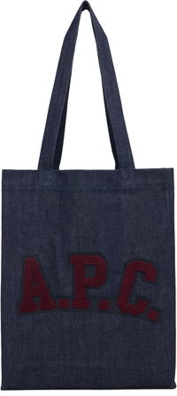 A.P.C. Logo Patch Tote Bag