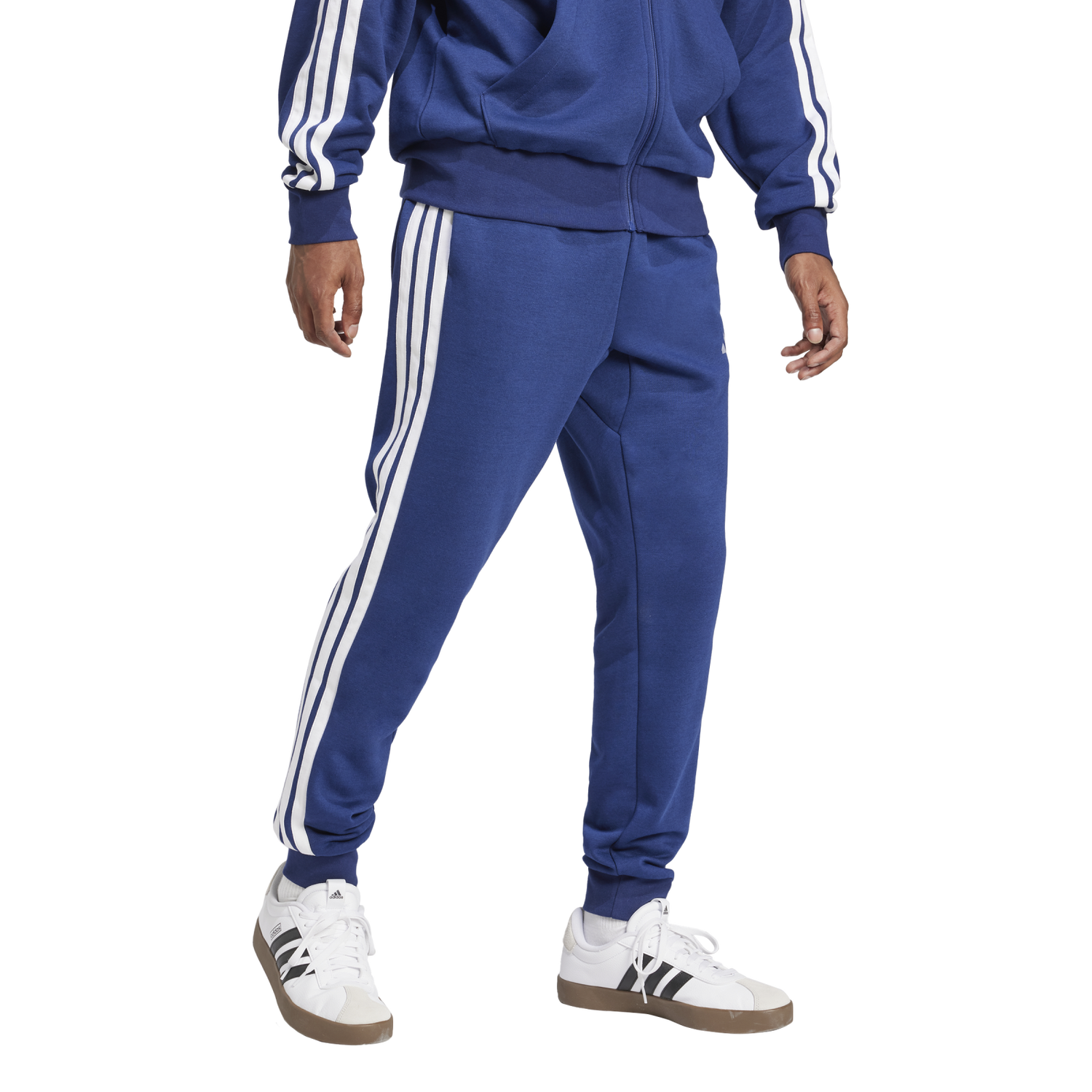 Tepláky adidas Performance 3-Stripes Fleece Track Pants Modrá | JD1859, 1