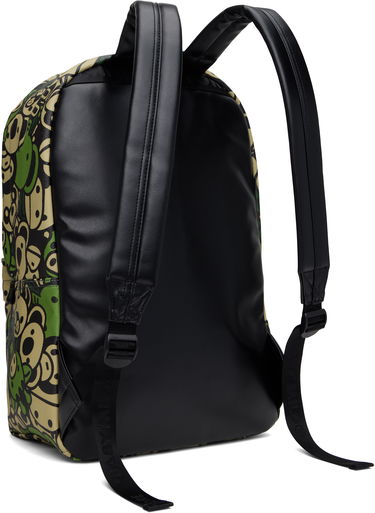 Batoh BAPE A Bathing Ape Faux Leather Large Backpack Zelené | 0MXBGW4272XXO, 2