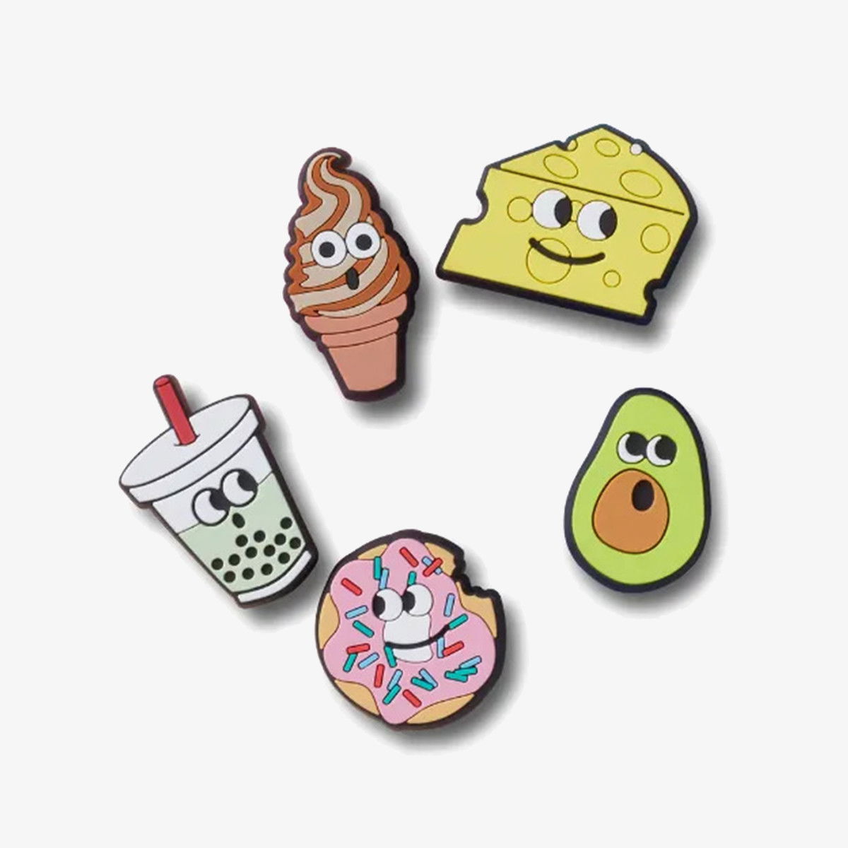 Spona Crocs Food Friends Shoe Charms 5 Pack Rôznofarebný | 10012956, 0