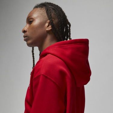 Mikina Jordan Jordan Essentials Full-Zip Fleece Hoodie Červená | DQ7350-687, 2
