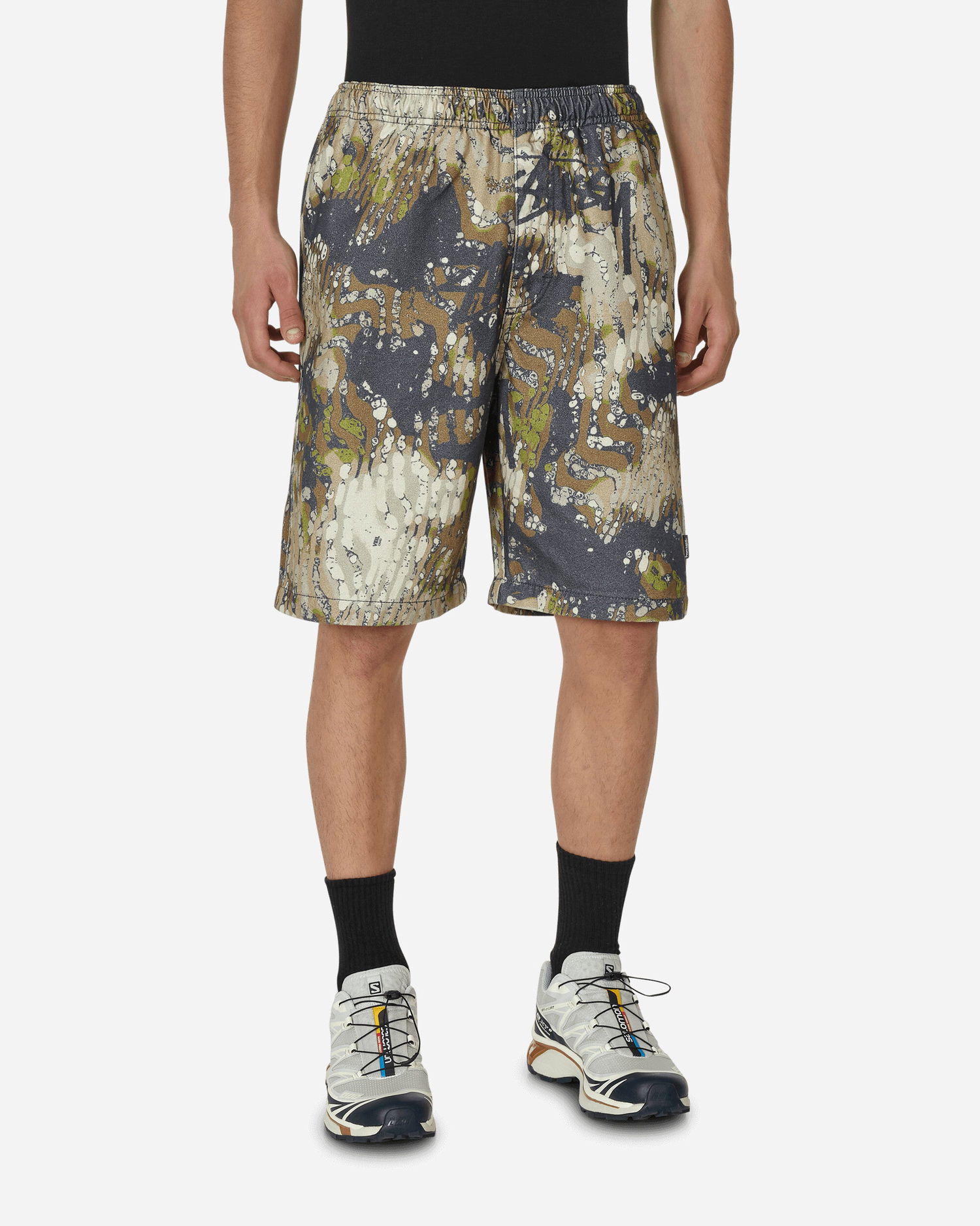 Šortky Stüssy Veil Camo Beach Shorts Zelené | 112298 TERR, 0