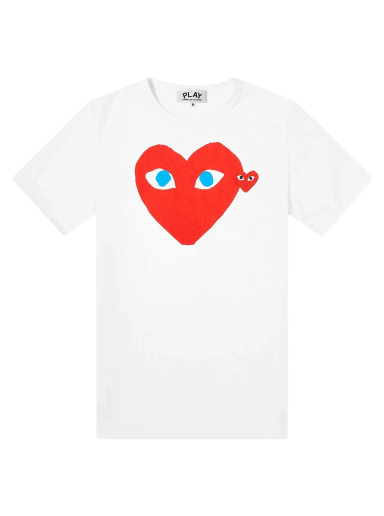 PLAY Double Heart Logo T-Shirt