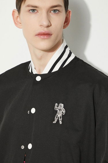 Bomber bunda BILLIONAIRE BOYS CLUB Billionaire Boys Club Arch Logo Lightweight Varsity Bomber Jacket Čierna | B24201, 5