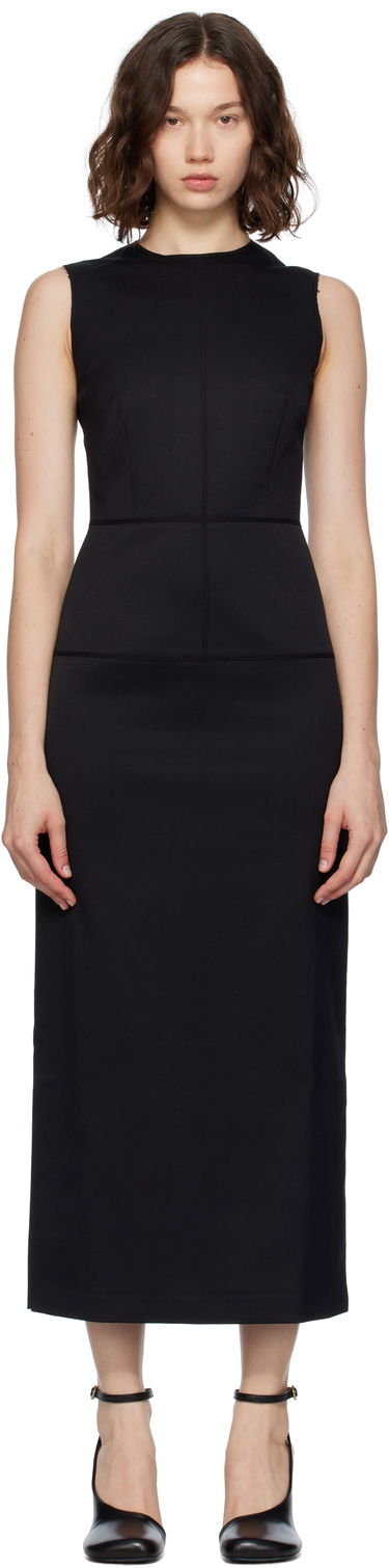 Šaty Maison Margiela MM6 Maison Margiela Tailoring Wool Maxi Dress Čierna | S52DG0029 S47848, 0