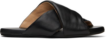 Tenisky a topánky Marsèll Marsèll Spanciata Twist Leather Slides Čierna | M4468P010666, 0