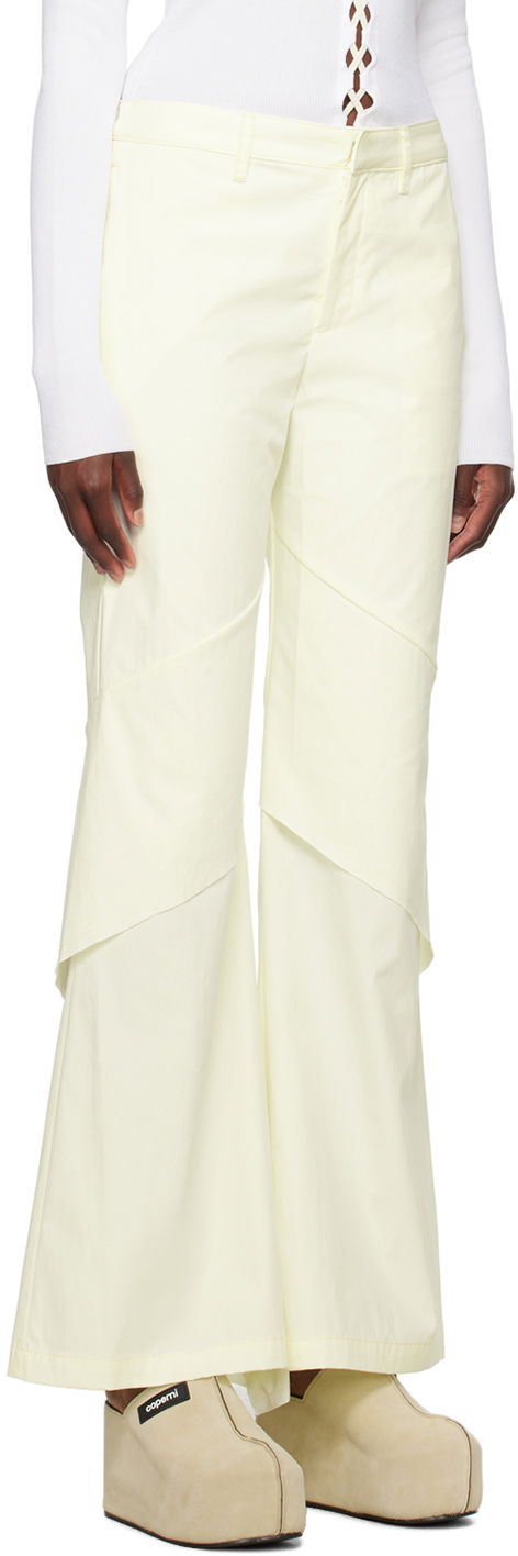 Nohavice Dion Lee Drape Trousers Žltá | C2161F23, 1