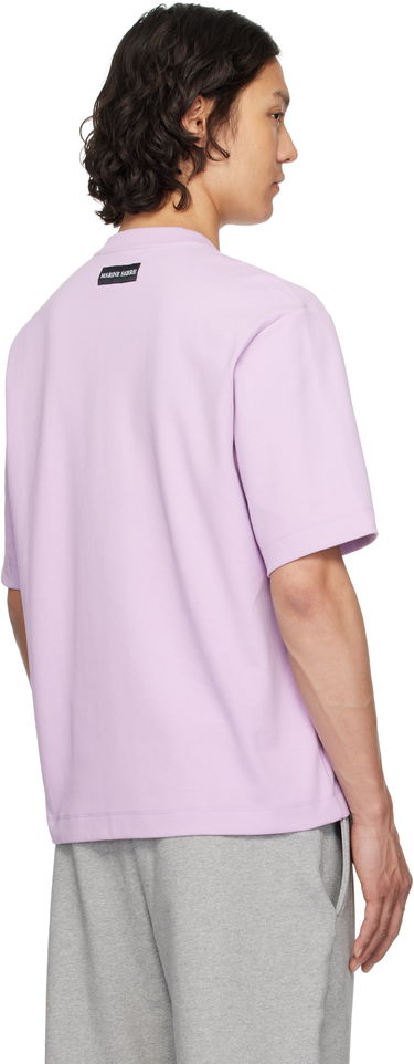 Tričko Marine Serre Marine Serre MS Sport Relaxed Jersey T-Shirt Fialová | UTT001A CJER0072, 2