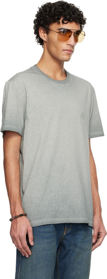 Tričko ISABEL MARANT Honore Embroidered T-shirt Šedá | TS0052HB-D1N06H, 1