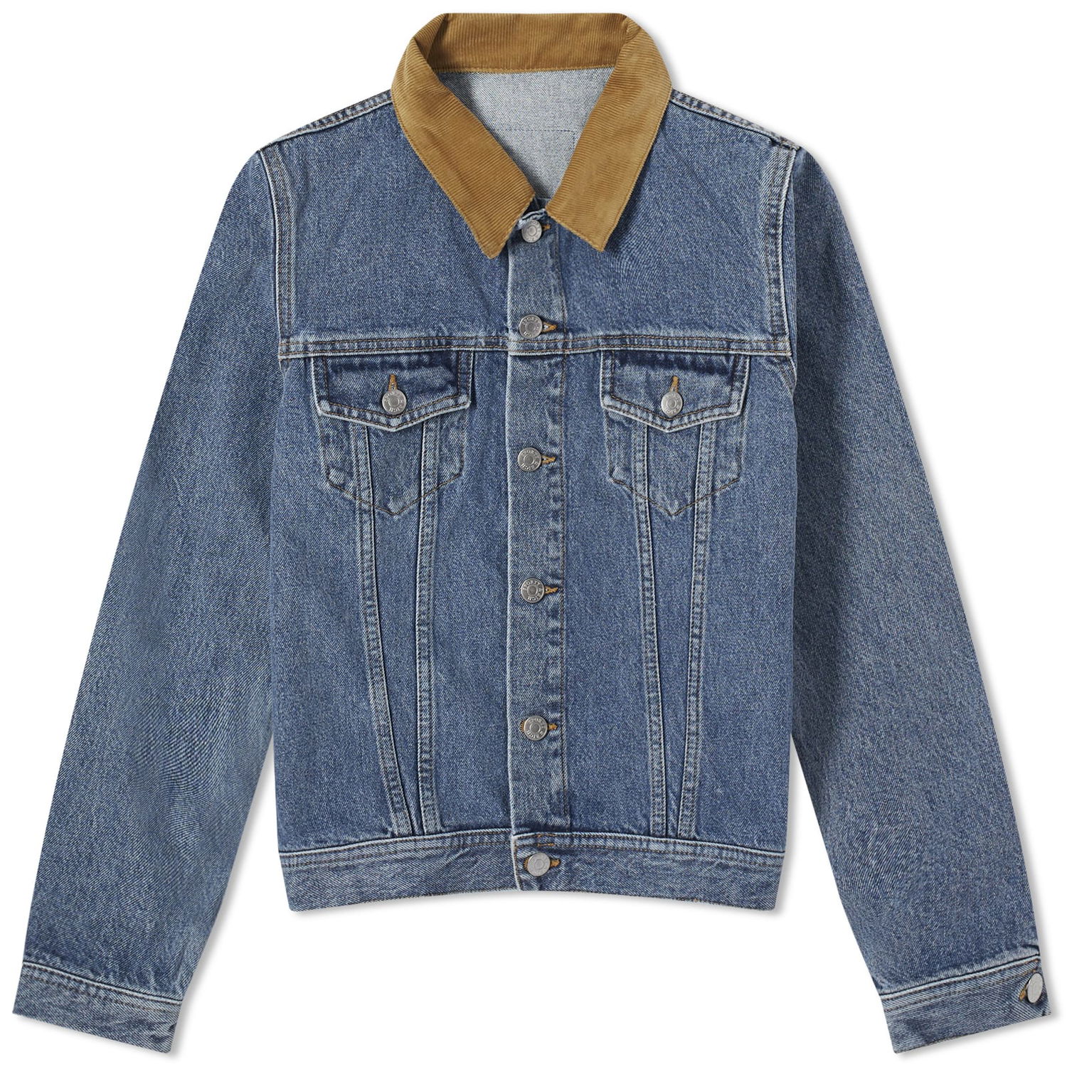 Bunda Sporty & Rich Denim Jacket Navy | JAAW231MB, 0