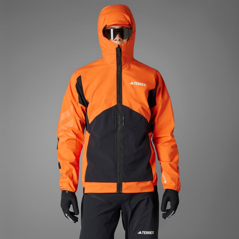 Vetrovka adidas Performance Terrex Techrock Soft Shell Oranžová | IW6580