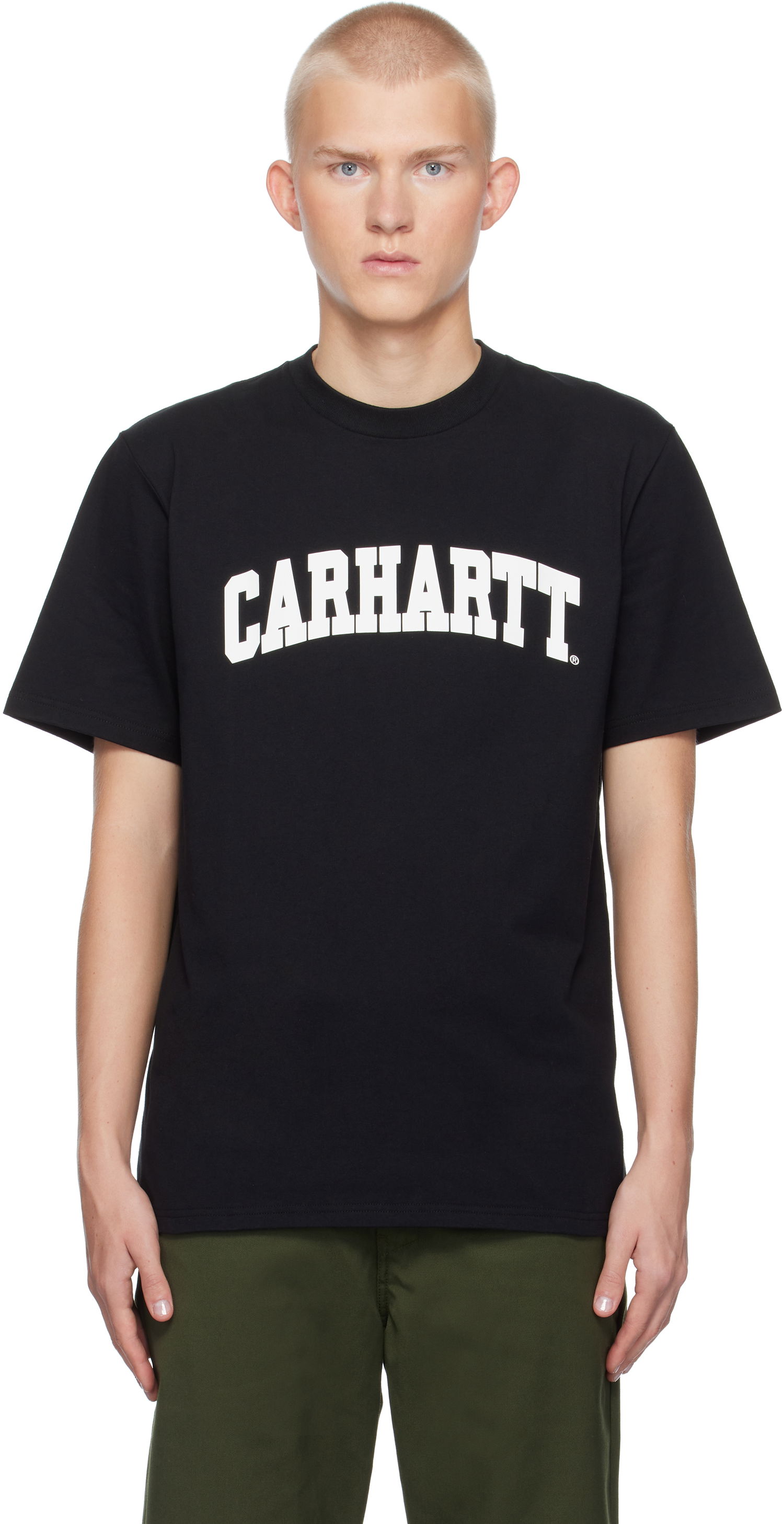 Tričko Carhartt WIP Black University T-Shirt Čierna | I034851, 0