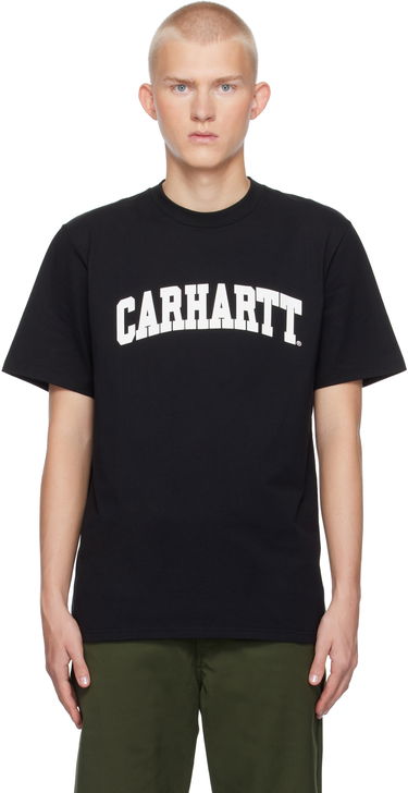 Tričko Carhartt WIP Black University T-Shirt Čierna | I034851, 0