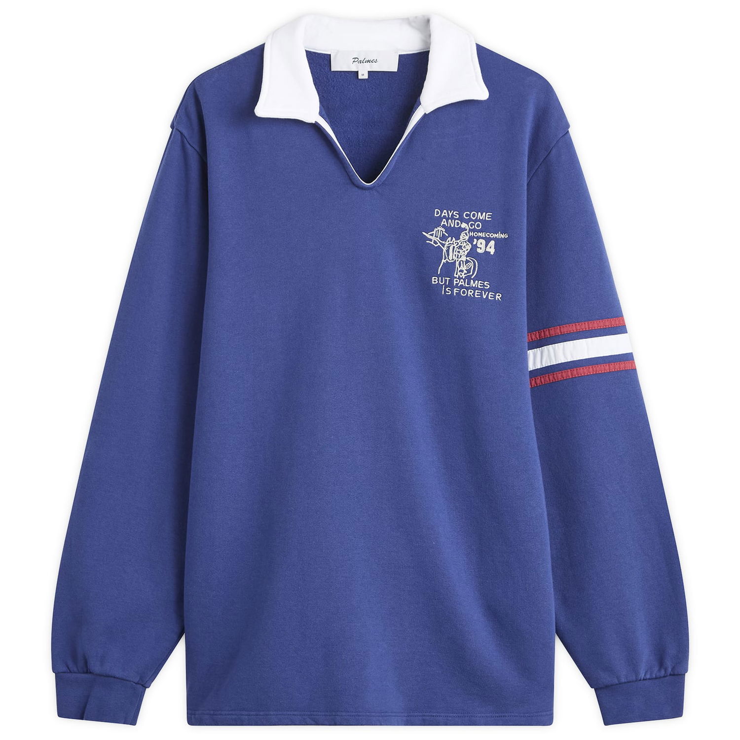 Košeľa Palmes Palmes Forever Open Rugby Shirt Modrá | P15-0036-677, 0