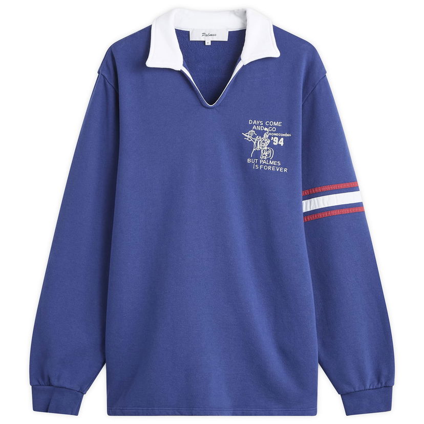 Košeľa Palmes Palmes Forever Open Rugby Shirt Modrá | P15-0036-677