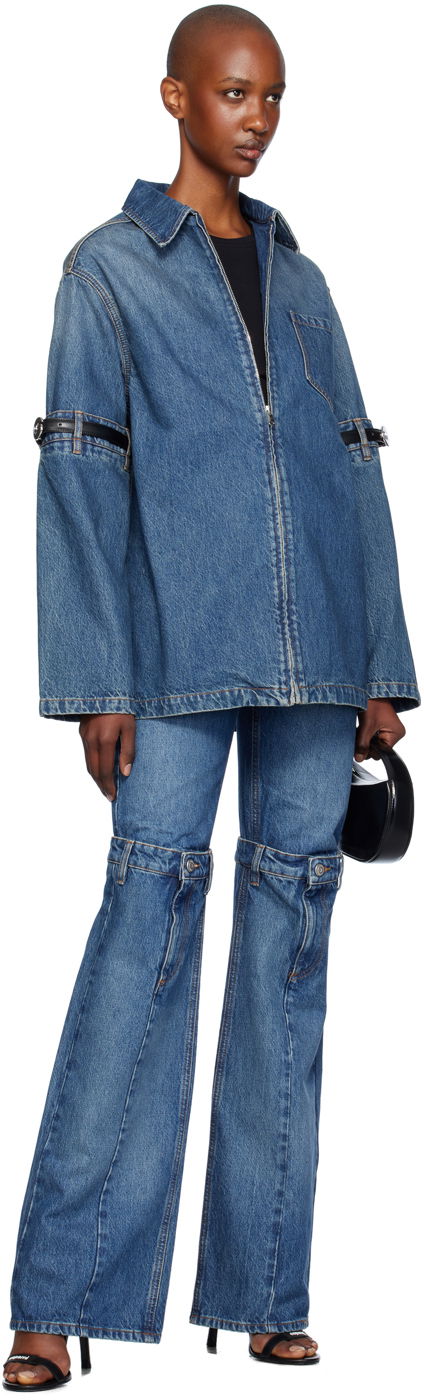 Denim Jacket With Open Elbows