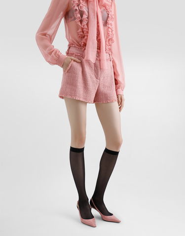 Šortky Dolce & Gabbana Dolce & Gabbana Raschel Tweed Shorts Ružová | FTC2PTGDCYKF0473, 3