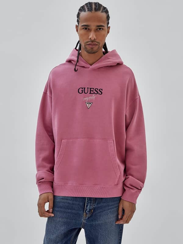 Mikina GUESS Originals Front Logo Sweatshirt Ružová | M3BQ15KBJ31, 0