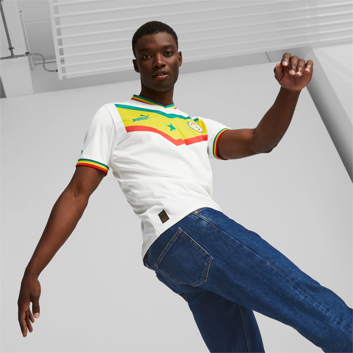 Dres Puma Maglia Senegal Home 22/23 Biela | 765694_01, 1