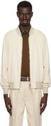 TOM FORD Fluid Gabardine Bomber Jacket