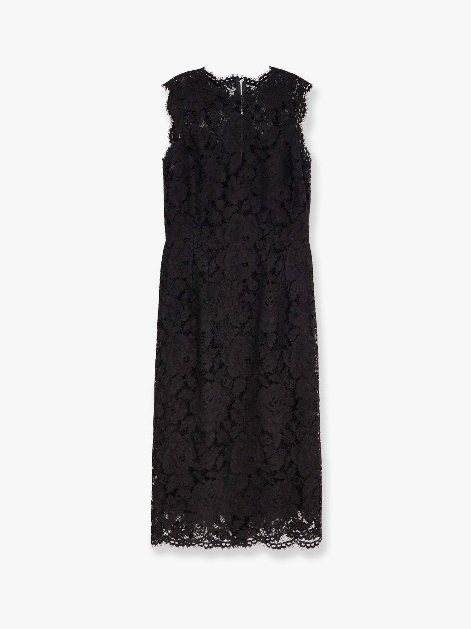 Šaty Dolce & Gabbana Dolce & Gabbana Lace Midi Dress Čierna | F6H0ZTHLM7LN0000, 0