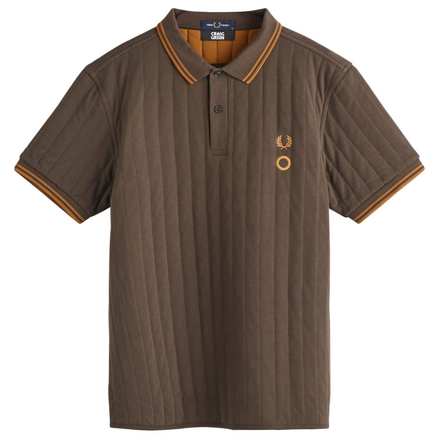 Polo tričko Fred Perry Quilted Polo Čierna | SM8153-BLK, 0