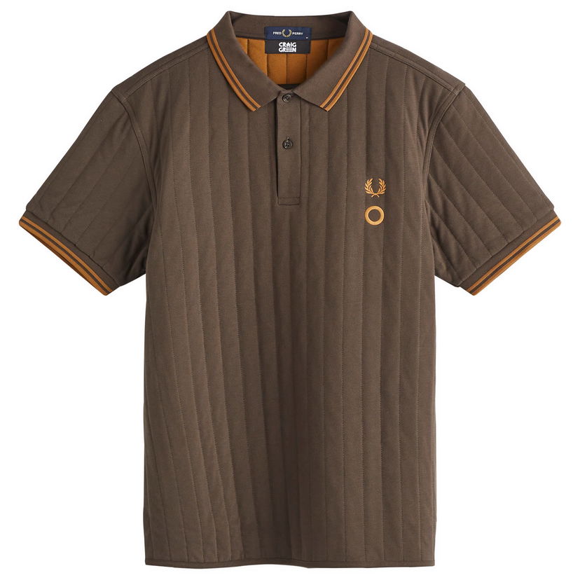 Polo tričko Fred Perry Quilted Polo Čierna | SM8153-BLK