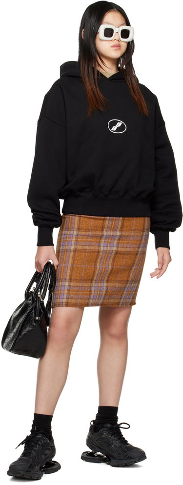 Sukňa We11done Plaid Mini Dress Hnedá | WD-OP3-22-219-W-OR, 3
