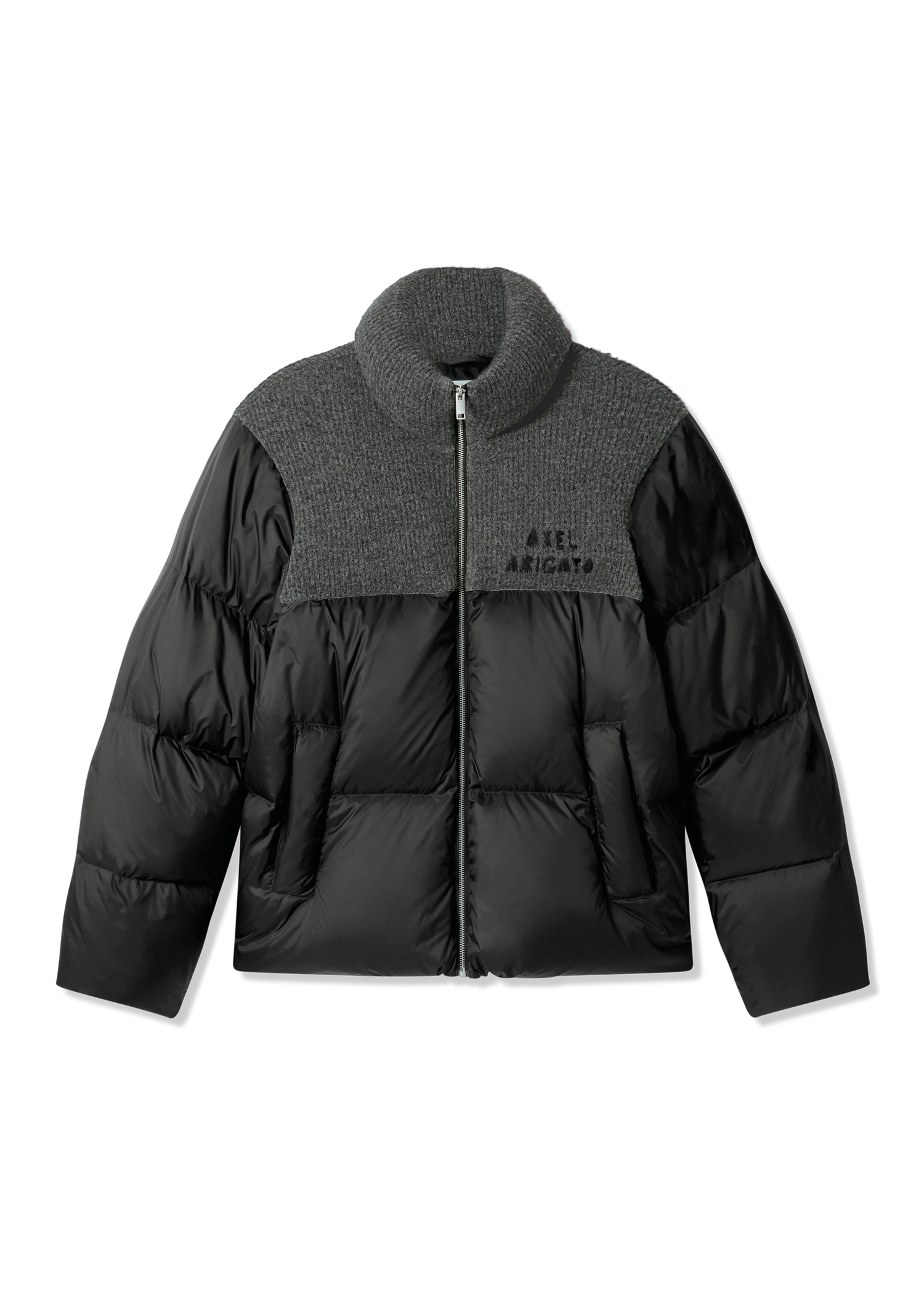 Prešívaná bunda AXEL ARIGATO Sub Mixed-Material Puffer Jacket Čierna | A3127001, 1