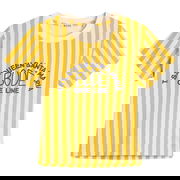 Bode Striped T-Shirt with Logo Print