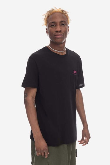 Tričko Alpha Industries Alpha Industries Basic Small Logo T-Shirt Čierna | 188505.693, 1