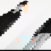 Authentic Zip Hoodie with Spiderweb Sleeves