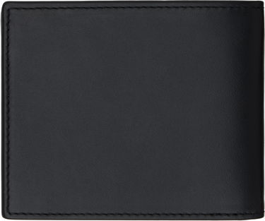 Peňaženka BOSS Leather wallet with stacked logo Čierna | 50548300, 2