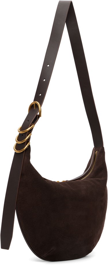 Taška cez rameno rag & bone rag & bone Mercer Medium Suede Shoulder Bag Hnedá | SD100902, 1