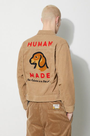Bunda Human Made Dachs Corduroy Work Jacket Béžová | HM26JK005, 2