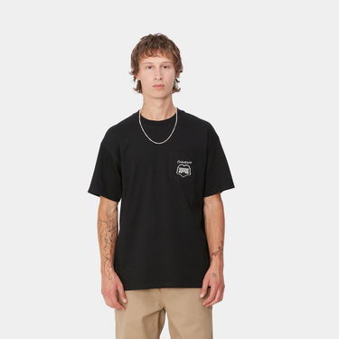Tričko Carhartt WIP Heart Train Graphic Pocket T-Shirt Čierna | I033979_9, 0