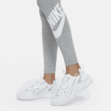 Legíny Nike Sportswear Essential High-Rise Leggings Šedá | CZ8528-063, 4