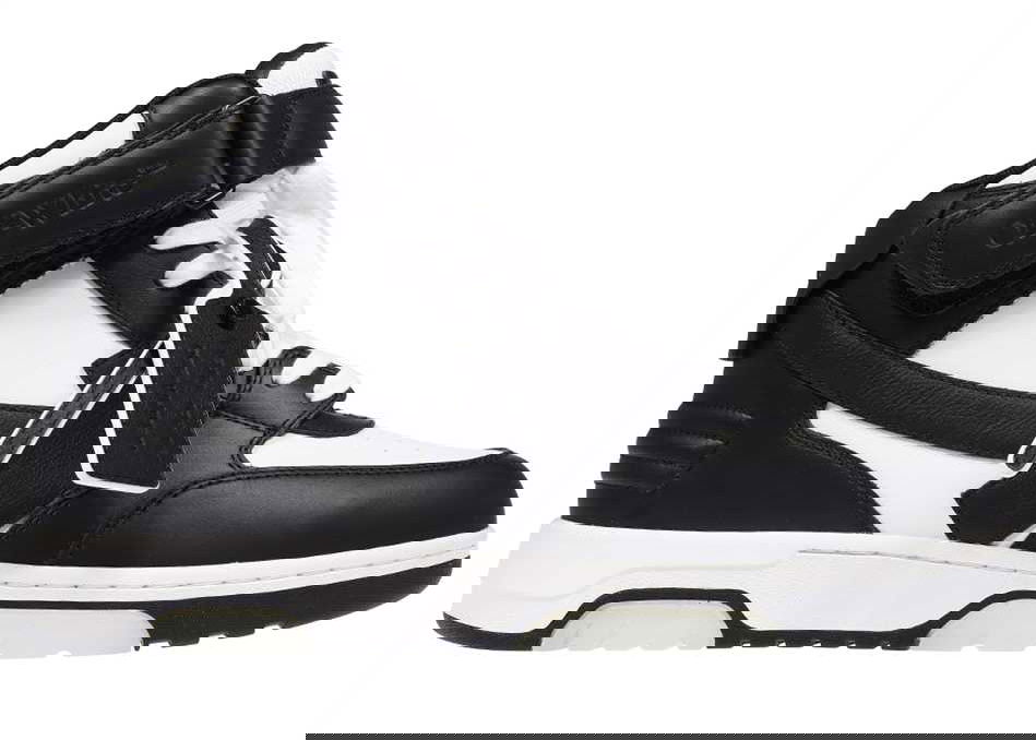 Tenisky a topánky Off-White Out Of Office Mid Top "Panda" Čierna | OMIA259C99-LEA002-0110, 0