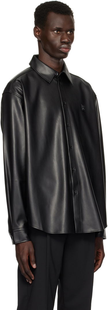 Košeľa BOSS Hugo Oversized-Fit Stacked Logo Shirt Čierna | 50534270, 1