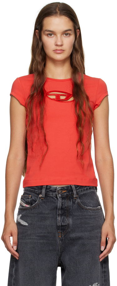 Tričko Diesel T-Angie T-Shirt Červená | A06268 0AFAA, 0