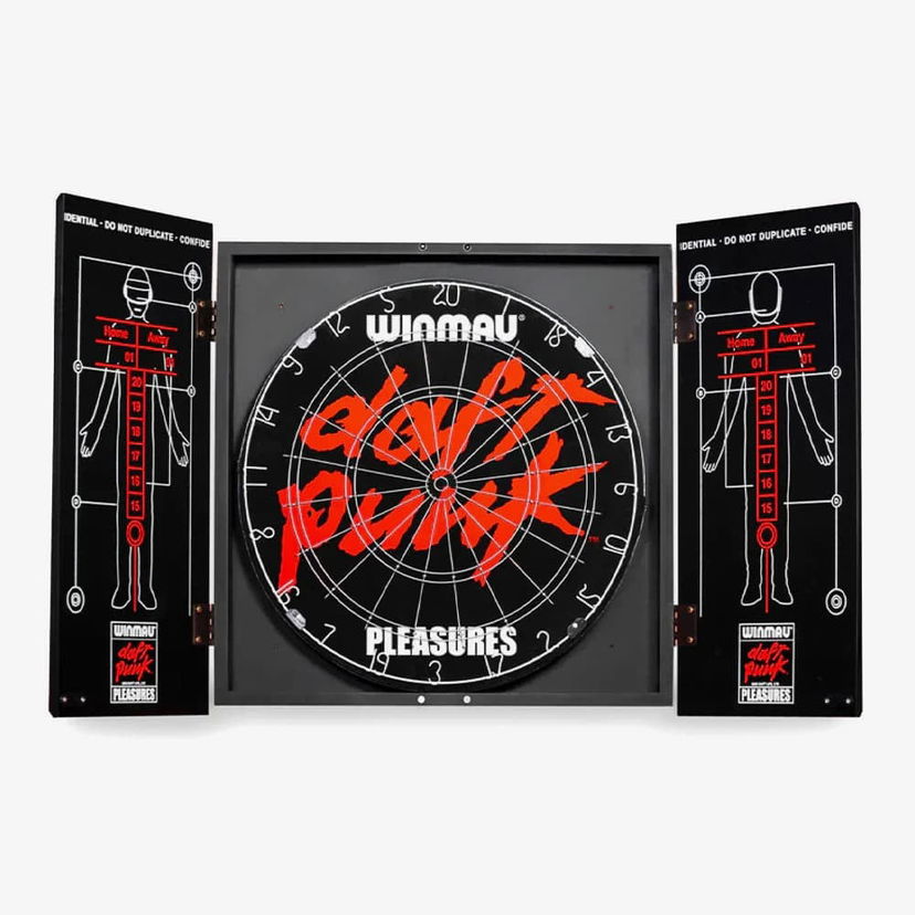 Športový doplnok Pleasures PLEASURES Daft Punk Schematic Dartboard Cabinet Rôznofarebný | P25DP028-BLACK