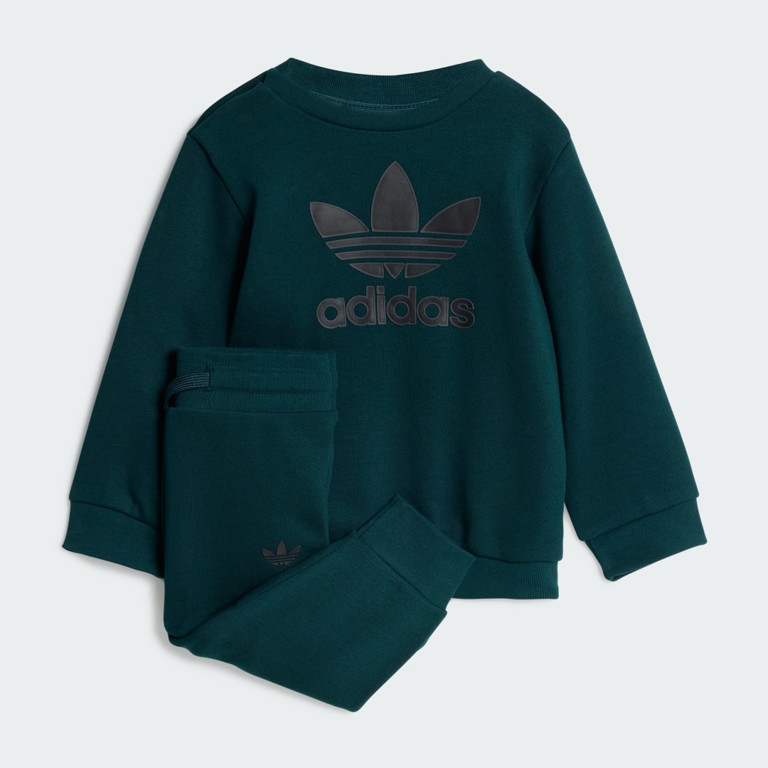Súprava adidas Performance Trefoil Crew Set Zelené | JY0140, 0