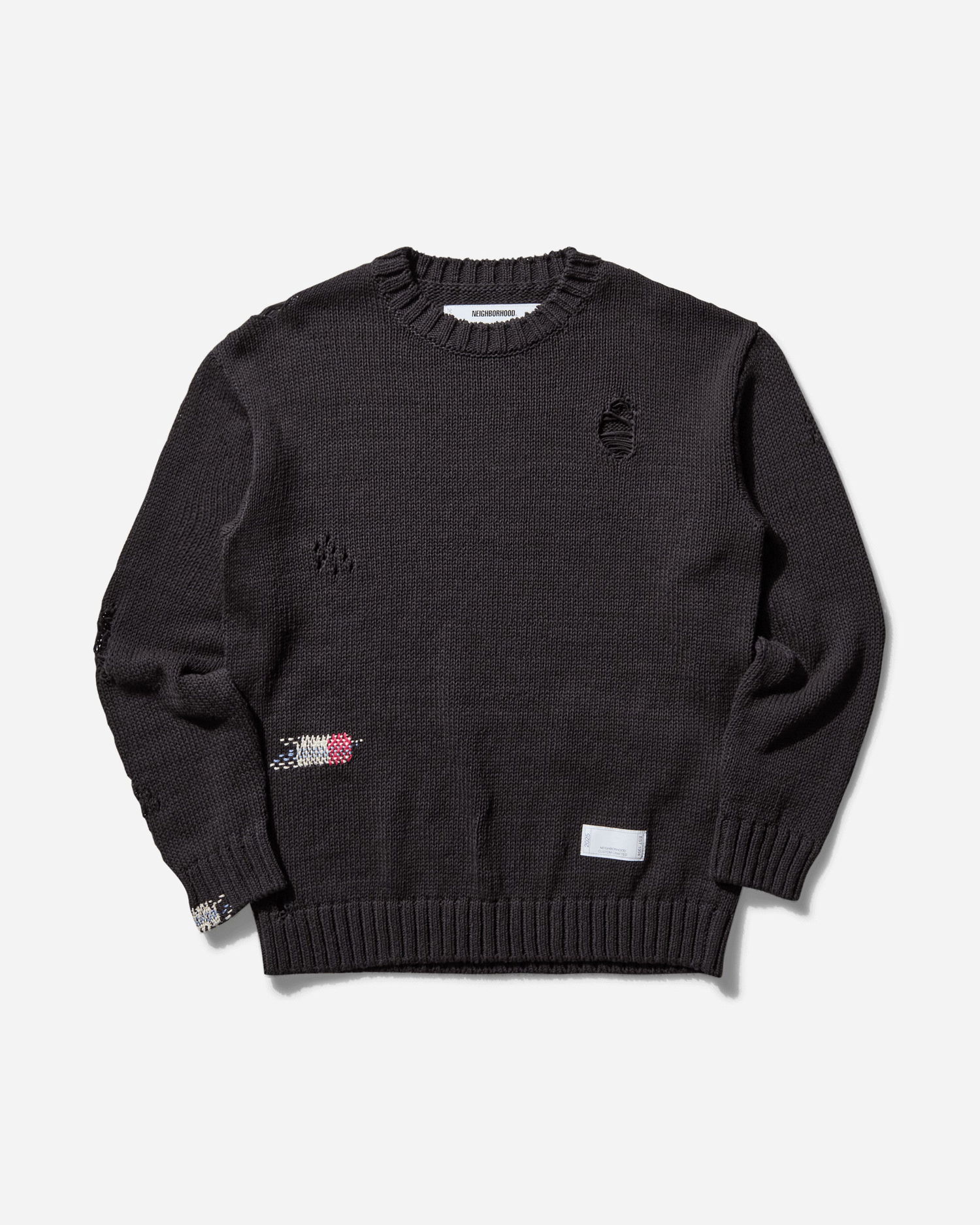 Sveter Neighborhood Savage Crewneck Sweater Čierna | 251FUNH-KNM03 BK, 0