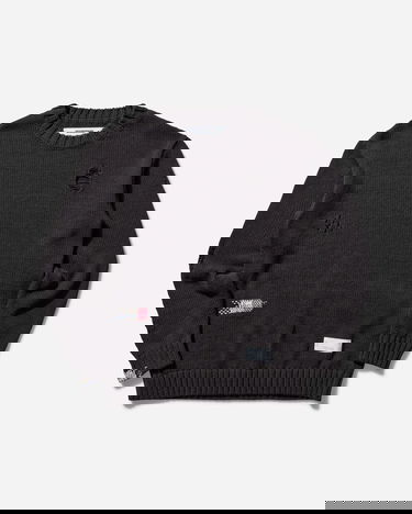 Sveter Neighborhood Savage Crewneck Sweater Čierna | 251FUNH-KNM03 BK, 0