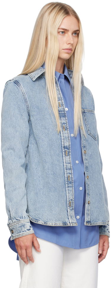 Košeľa TOTEME Petite Denim Shirt Modrá | 243-WRT0330-FB0045, 1