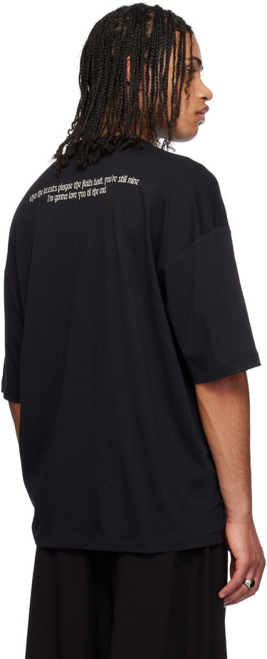 Tričko Ann Demeulemeester Ann Demeulemeester Dieter October's Portrait T-Shirt Čierna | 2510-M-JTS06-40-FA206-099, 2