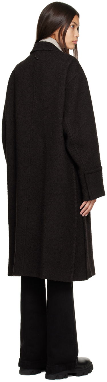 Kabáty WOOYOUNGMI WOOYOUNGMI Single Breasted Coat Čierna | W223HC06, 2