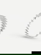 Silver Tone Pave Hinged Bracelet