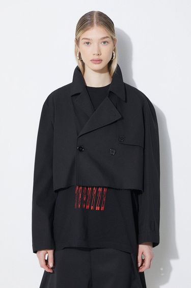 Bunda Maison Margiela Cropped Jacket Čierna | S62AN0126, 0